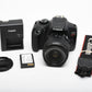 Canon EOS Rebel T6 DSLR w/18-55mm IS II, batt+charger Only 3340 Acts, Great