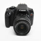 Canon EOS Rebel T6 DSLR w/18-55mm IS II, batt+charger Only 3340 Acts, Great