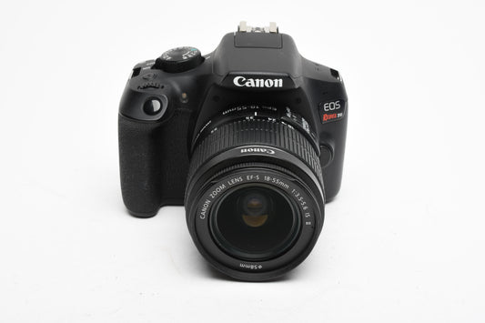 Canon EOS Rebel T6 DSLR w/18-55mm IS II, batt+charger Only 3340 Acts, Great
