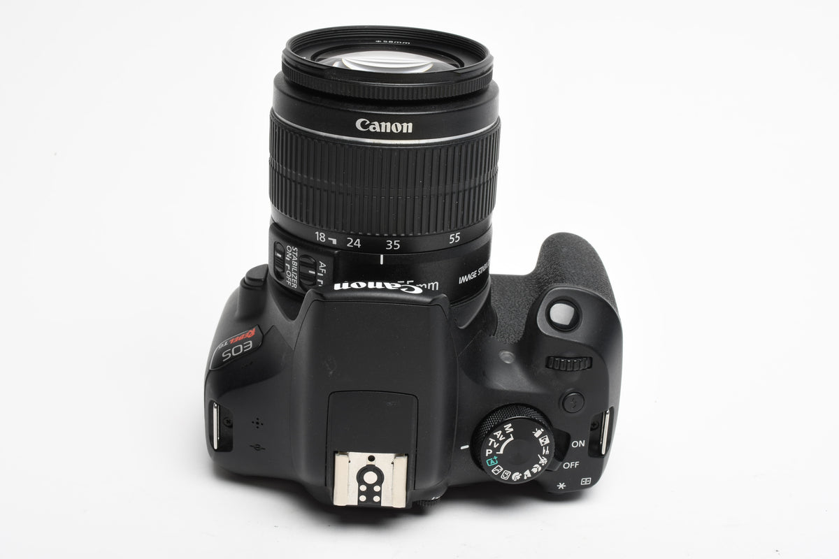 Canon EOS Rebel T6 DSLR w/18-55mm IS II, batt+charger Only 3340 Acts, Great