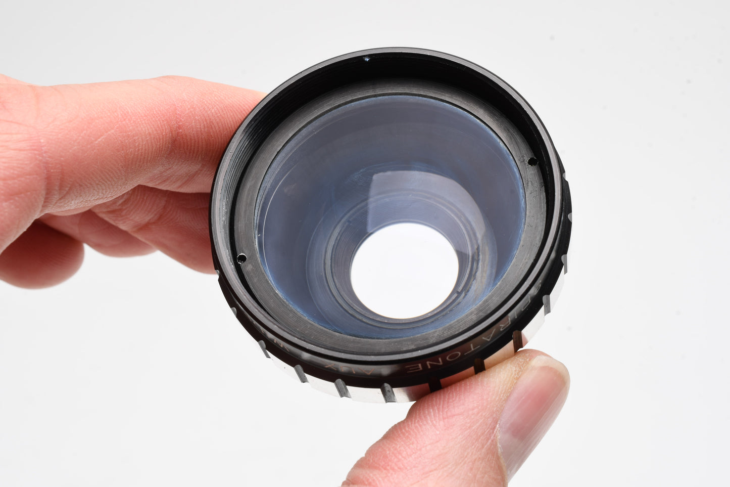 Spiratone Model V-W Auxiliary lens w/Finder and case, Clean