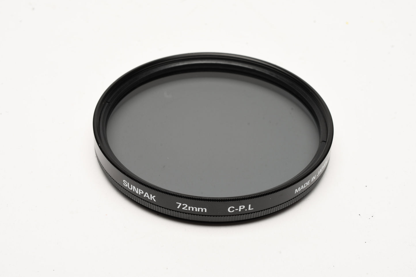 Sunpak 72mm CPL circular polarizer filter in jewel case and box - mint-