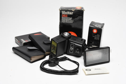 Vivtar 283 Flash Kit w/Filter Adapter, Sensor Adapter, Colorwide Filter Kit, LK-1 Filter Kit