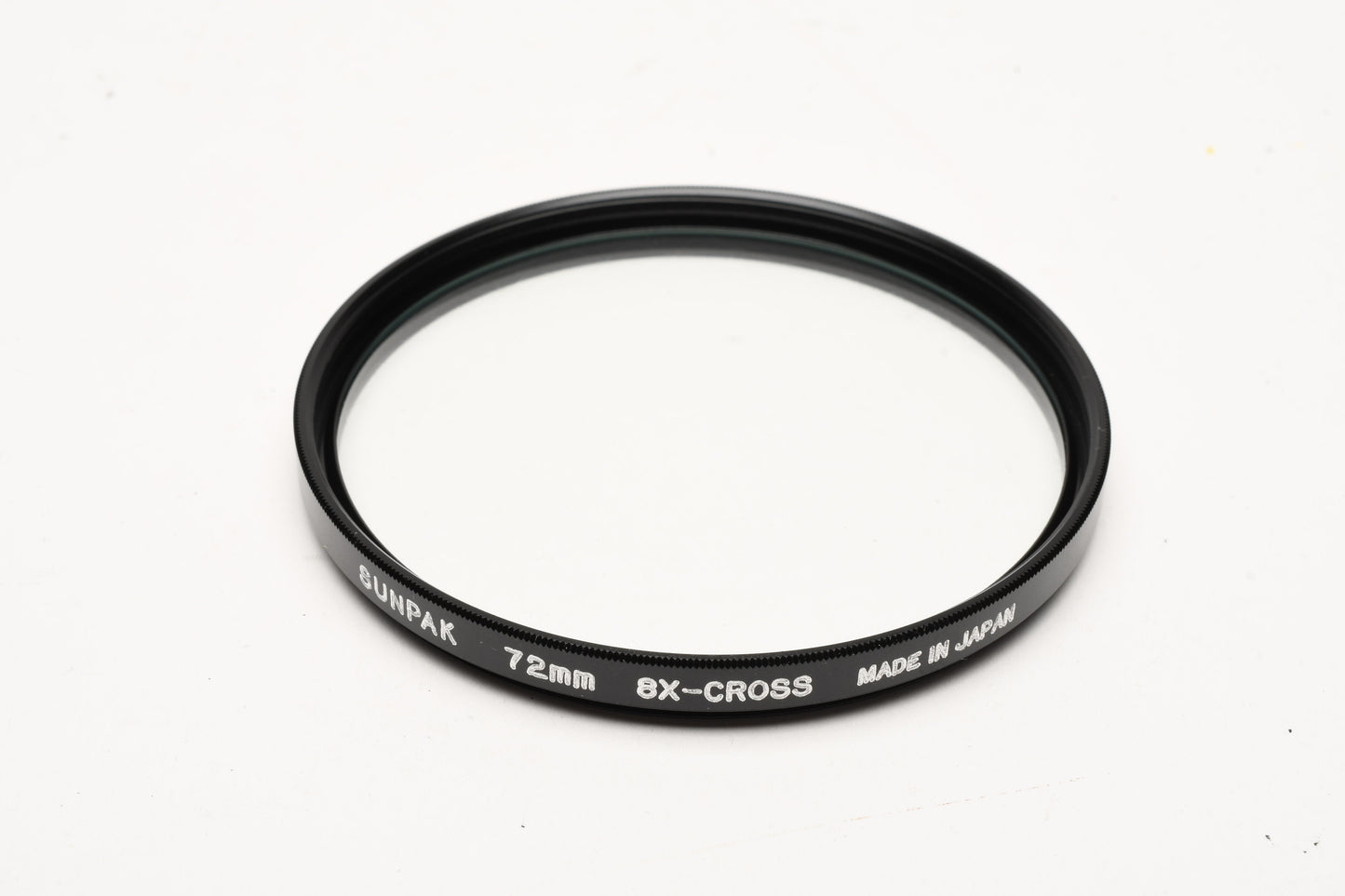 Sunpak 72mm 8x-Cross (Star) Filter in jewel case and box - mint-