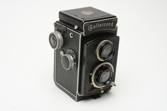 Rollei Rolleicord II Model 1 / Model K3 TLR camera, Good condition, tested