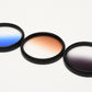 3x 58mm K&F Concept Digital HD Graduated Colored Filters (blue, brown, grey)