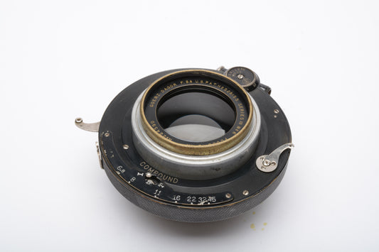 Goerz Dagor 12" f6.8 Series III #6 lens in Compound shutter, Clean, tested