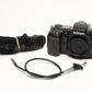 Nikon N6006 35mm SLR body, cap, strap, cable release - tested & clean