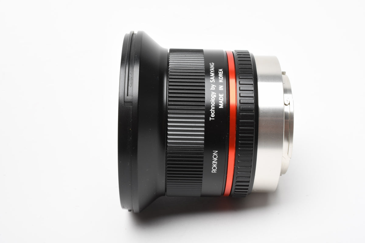 Rokinon Samyang 12mm f2 NCS CS Lens for Fujifilm X Mount Black, w/Hood