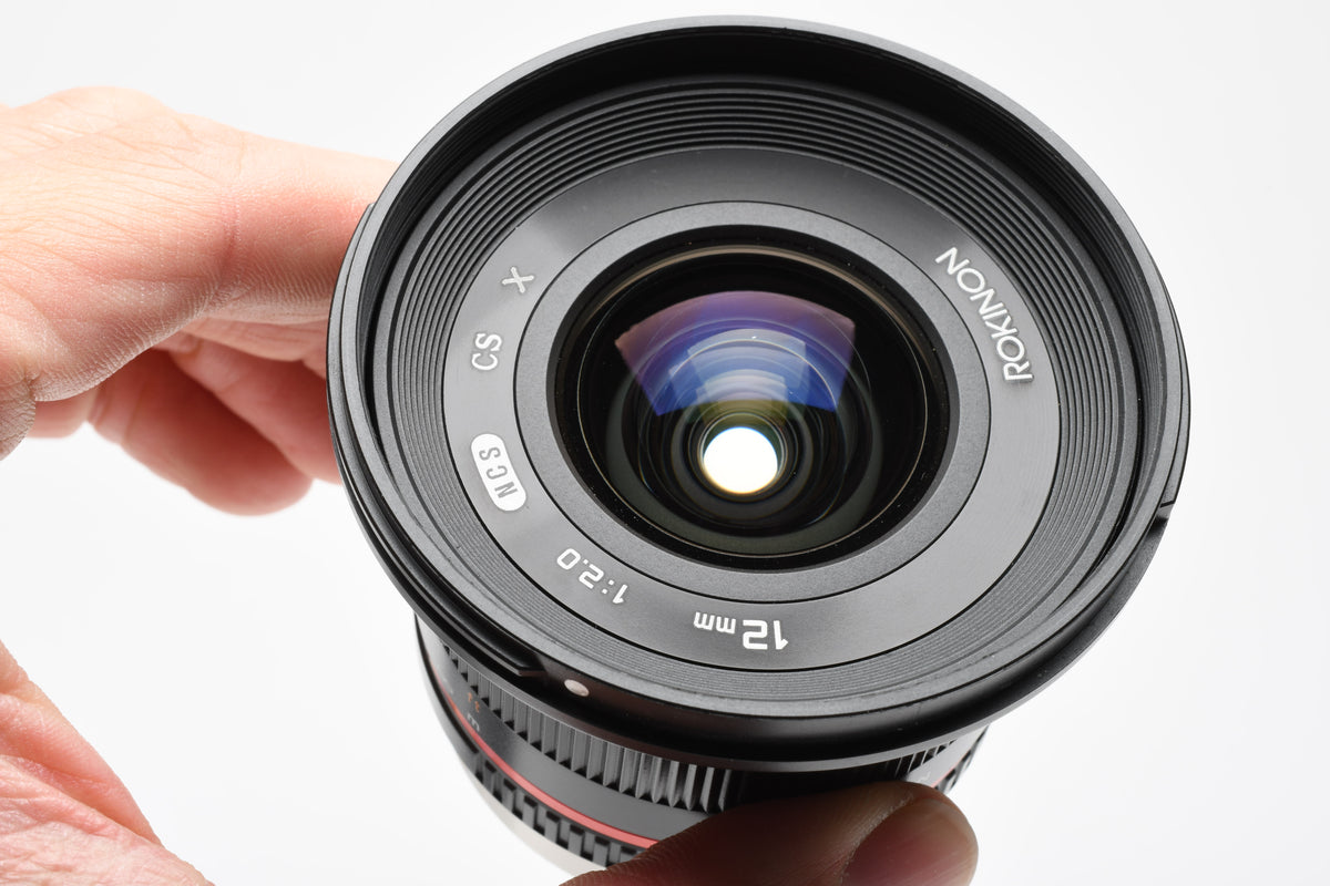 Rokinon Samyang 12mm f2 NCS CS Lens for Fujifilm X Mount Black, w/Hood