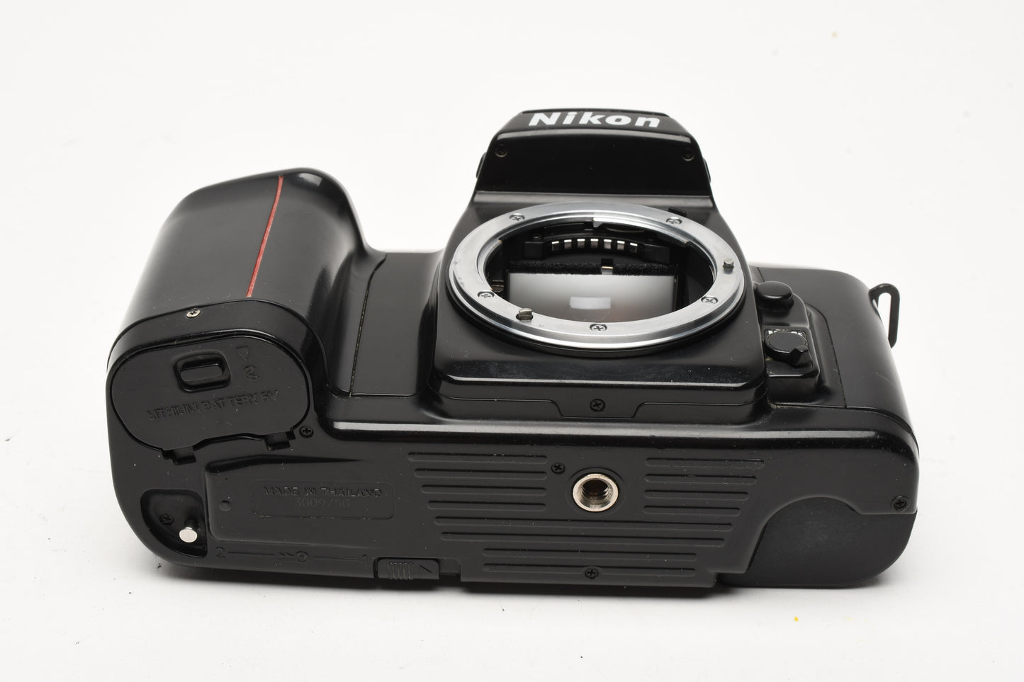 Nikon N6006 35mm SLR body, cap, strap, cable release - tested & clean