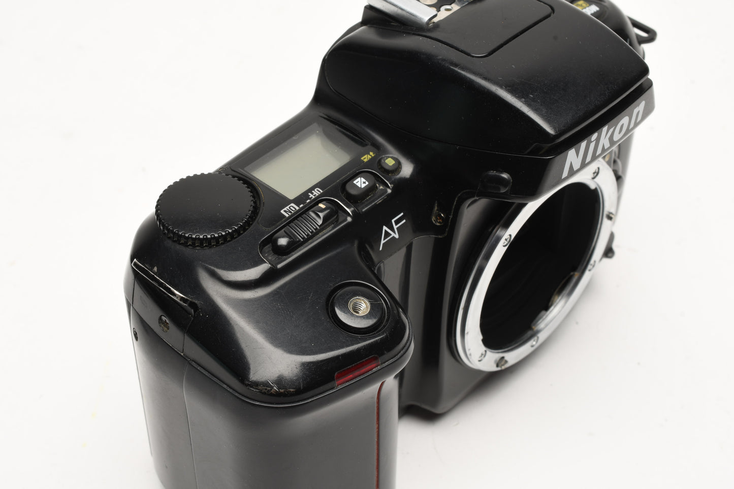 Nikon N6006 35mm SLR body, cap, strap, cable release - tested & clean