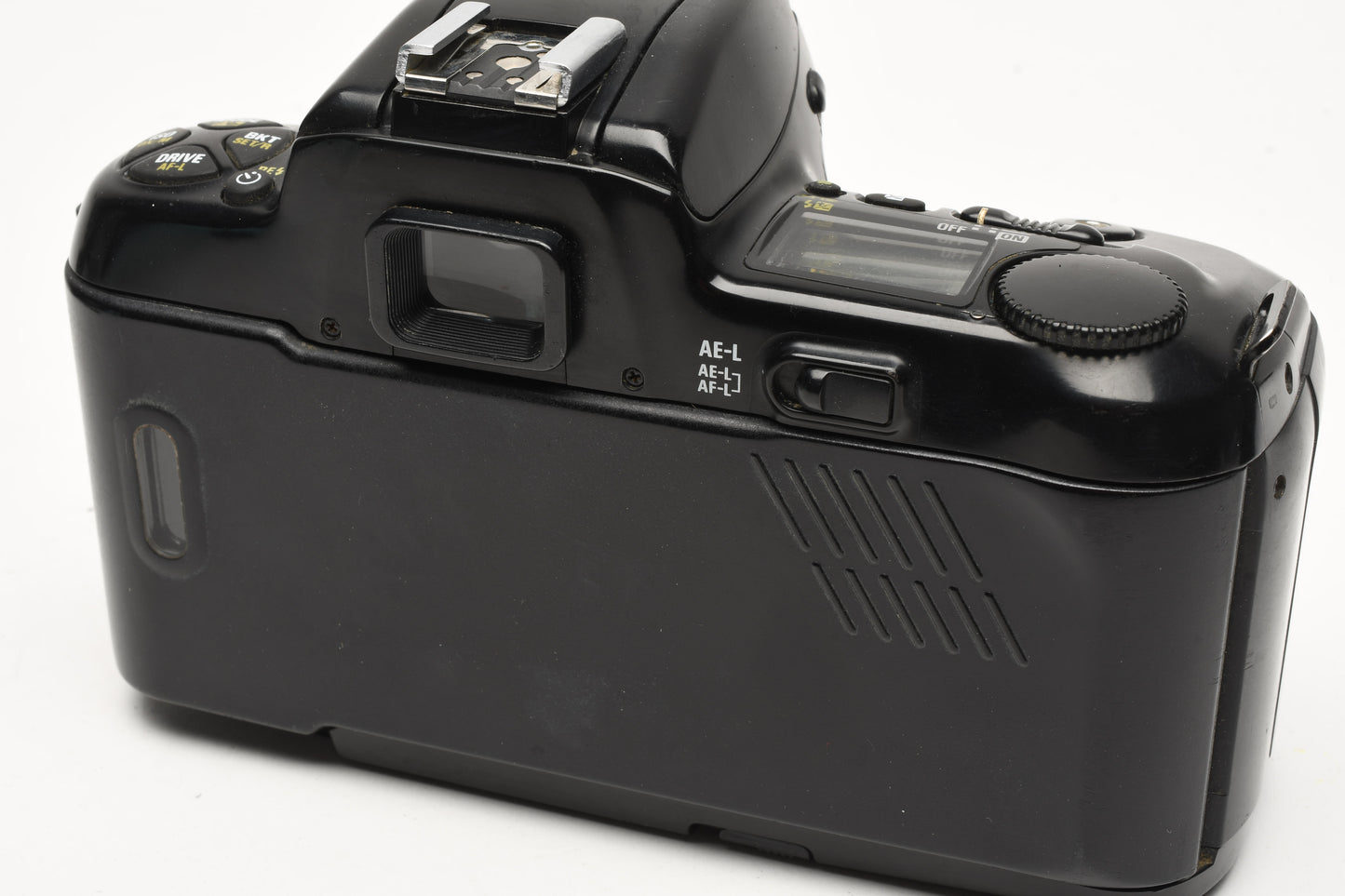 Nikon N6006 35mm SLR body, cap, strap, cable release - tested & clean