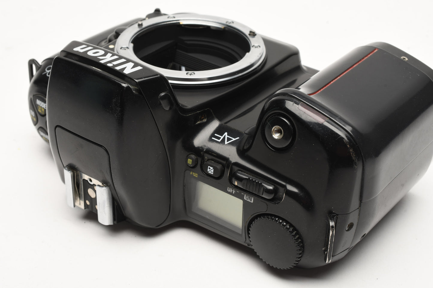 Nikon N6006 35mm SLR body, cap, strap, cable release - tested & clean