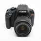 Canon EOS Rebel T100 DSLR w/EFS 18-55mm f3.5-5.6 III zoom Bundle, Only 1960 Acts!