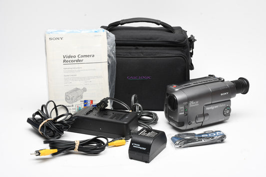 Sony CCD-TRV22 8mm Video 8 Camcorder, Tested, Copying, Editing, Recording