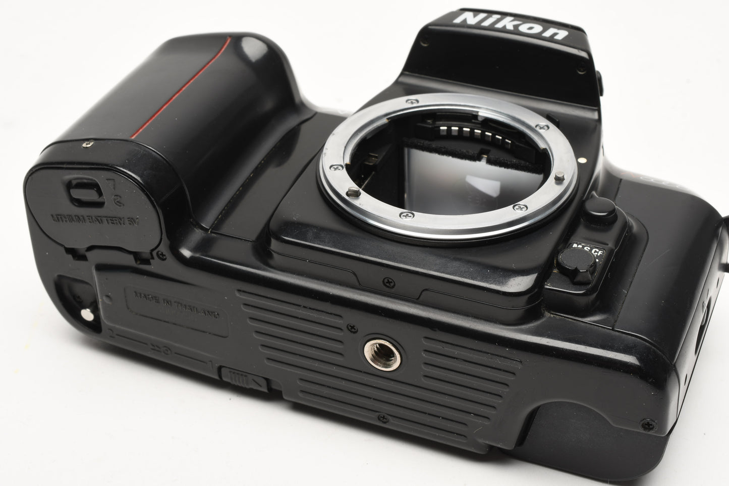 Nikon N6006 35mm SLR body, cap, strap, cable release - tested & clean