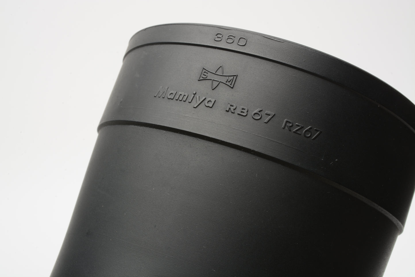 Mamiya 360 rubber lens hood for 360mm RB / RZ lenses 77mm, Clean
