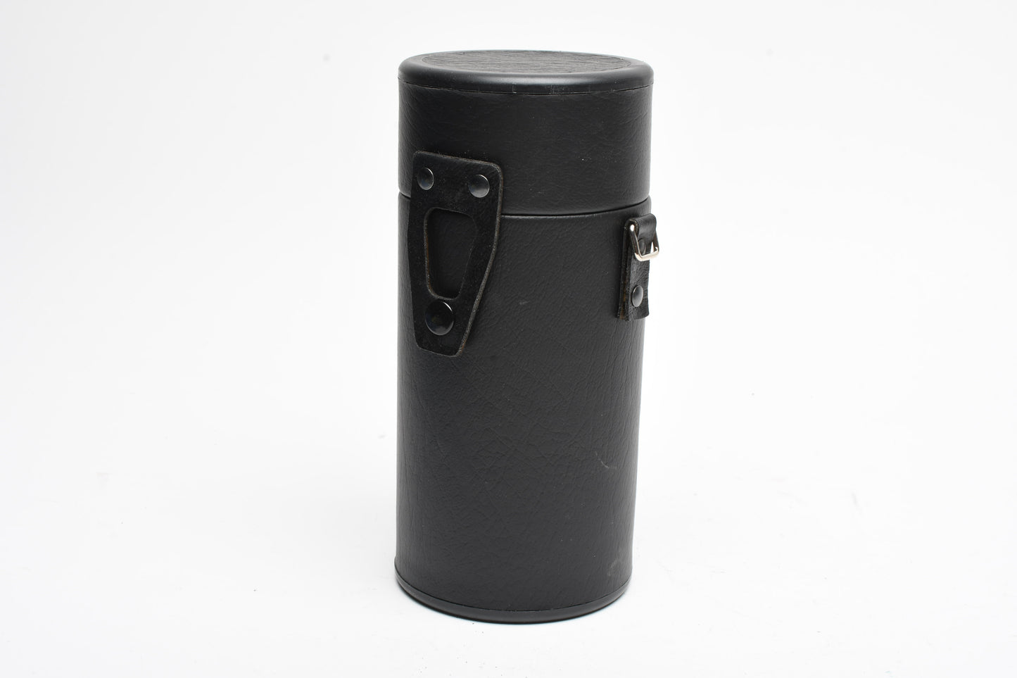 Vivitar 185 Hard lens case, New in box w/strap 8" tall x 3.25" wide