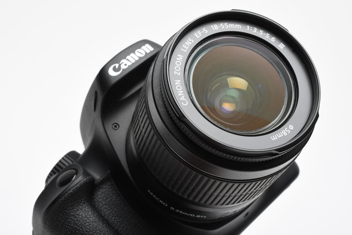 Canon EOS Rebel T100 DSLR w/EFS 18-55mm f3.5-5.6 III zoom Bundle, Only 1960 Acts!