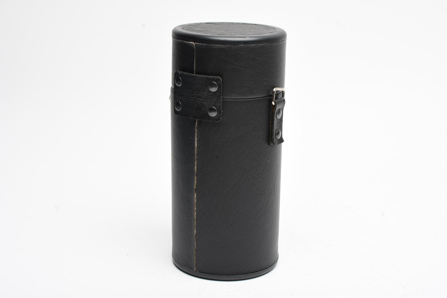 Vivitar 185 Hard lens case, New in box w/strap 8" tall x 3.25" wide