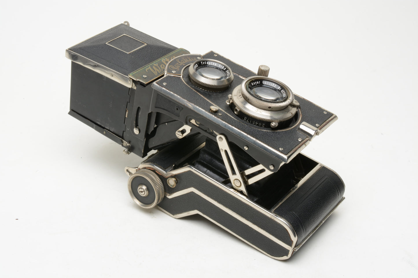 Welta Perfekta Collapsible 6x6 TLR Medium Format Camera w/Triolplan 7.5cm, Nice!