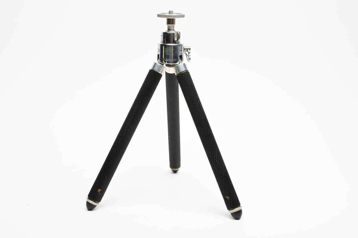 Bilora 2037 Tripod Made in Germany 10.5" folded 43" expanded w/Mini ball head+Case