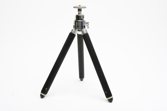 Bilora 2037 Tripod Made in Germany 10.5" folded 43" expanded w/Mini ball head+Case