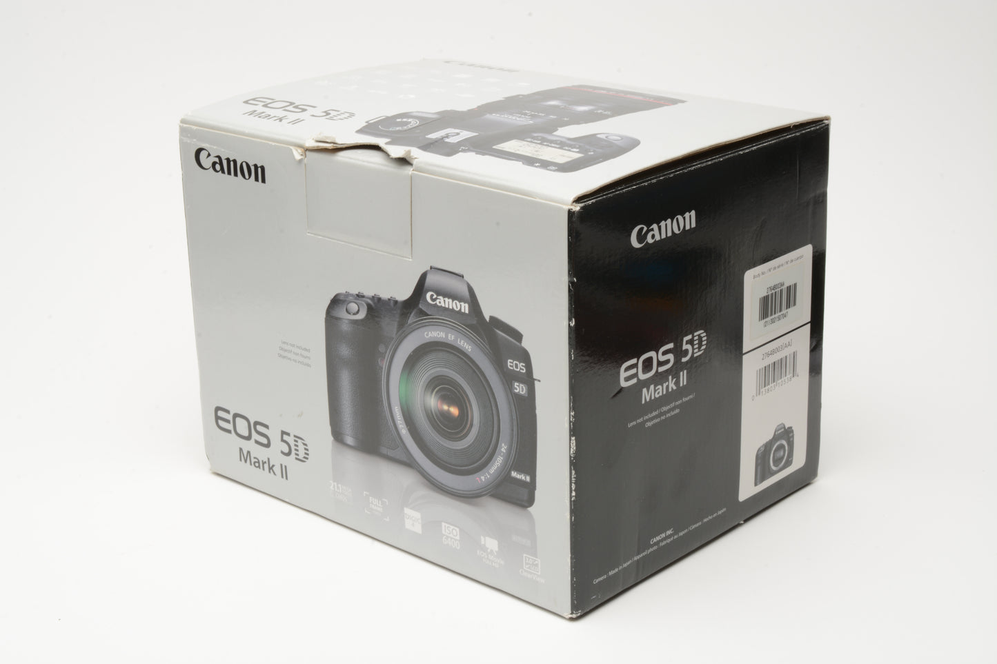 Canon EOS 5D Mark II DSLR Body, 2batts, Charger, Only 7677 Acts, Boxed