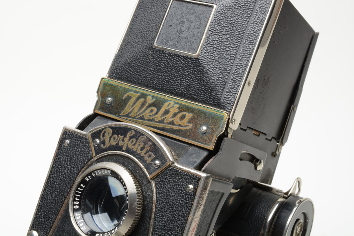 Welta Perfekta Collapsible 6x6 TLR Medium Format Camera w/Triolplan 7.5cm, Nice!