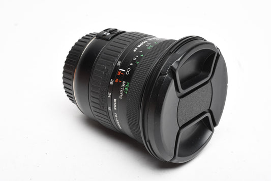 Cosina 19-35mm f3.5-4.5 MC Wide Angle zoom lens for Canon EF Mount, Great!