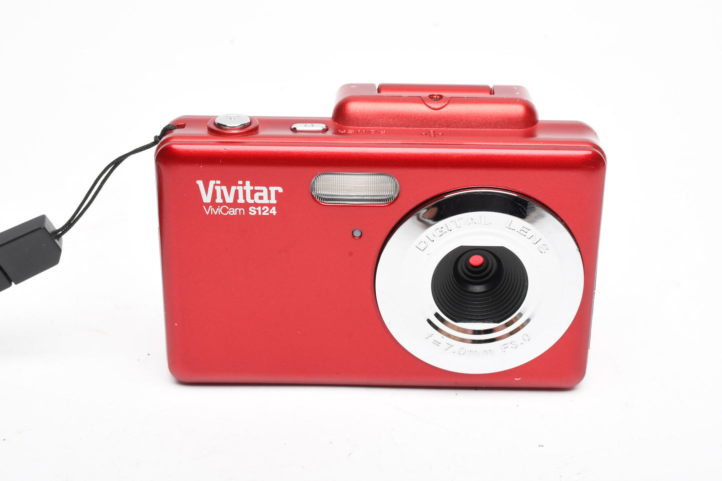 Vivitar ViviCam S124 16.1Mp Digital Point&Shoot, Clean, +Case, SD card