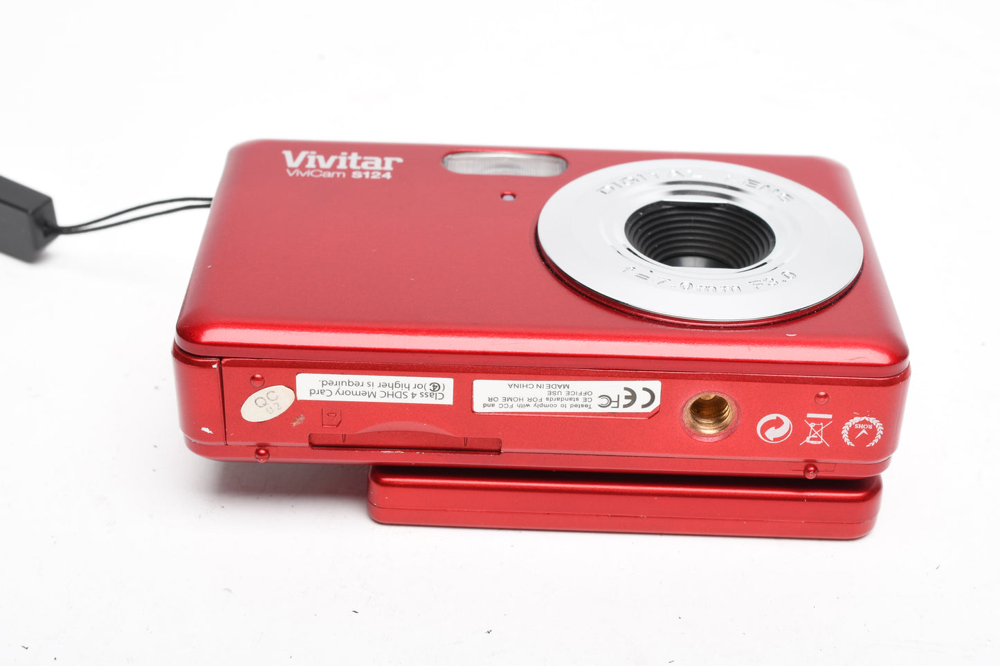 Vivitar ViviCam S124 16.1Mp Digital Point&Shoot, Clean, +Case, SD card