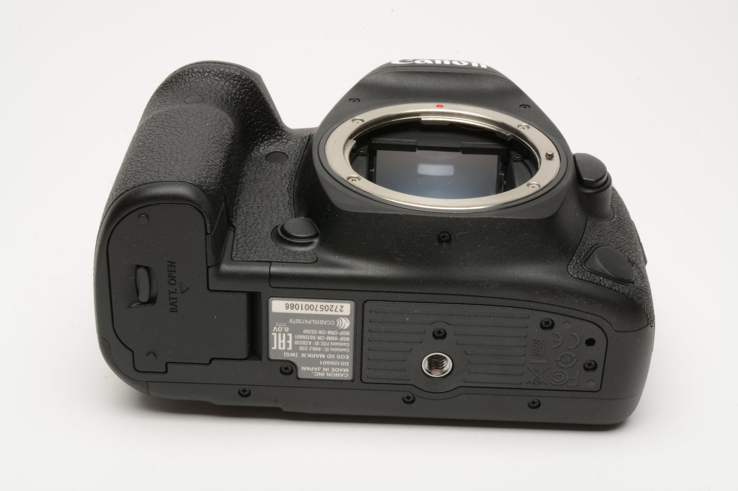 Canon EOS 5D Mark IV Body w/Batt, Charger, Only 1022 Acts! Mint- USA