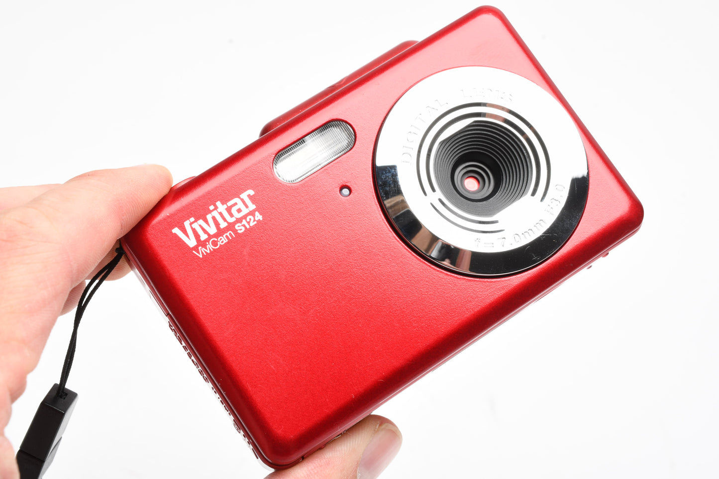 Vivitar ViviCam S124 16.1Mp Digital Point&Shoot, Clean, +Case, SD card