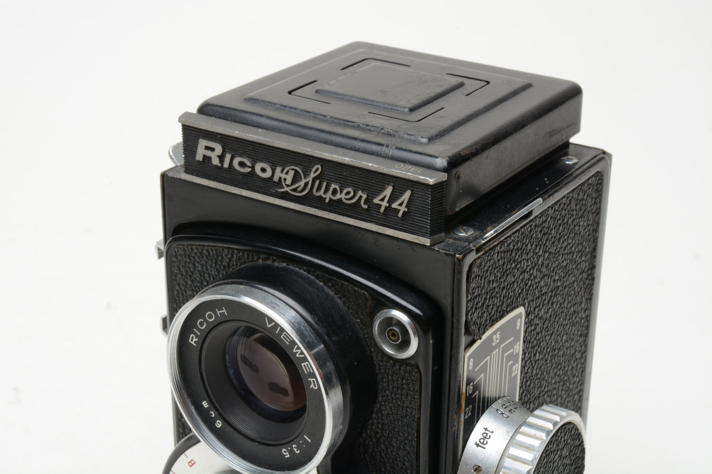 Ricoh Super 44 4x4 TLR Film 127 Film camera 4x4 Riken 6cm f3.5, Tested, Great!