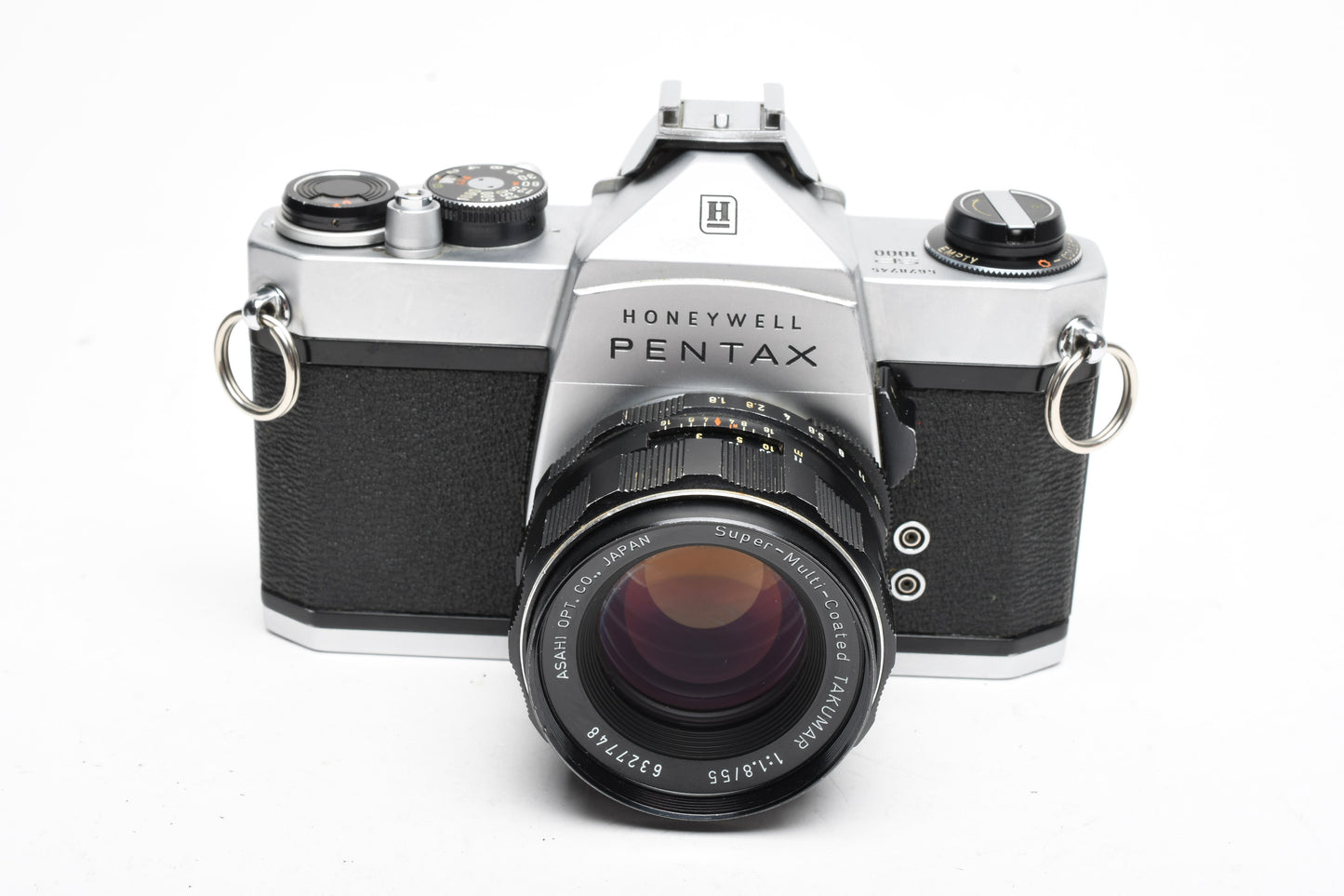 Pentax Spotmatic SP1000 35mm SLR w/55mm f1.8 SMC lens, Shoe, Nice!