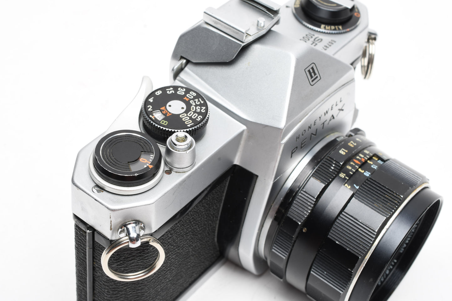 Pentax Spotmatic SP1000 35mm SLR w/55mm f1.8 SMC lens, Shoe, Nice!