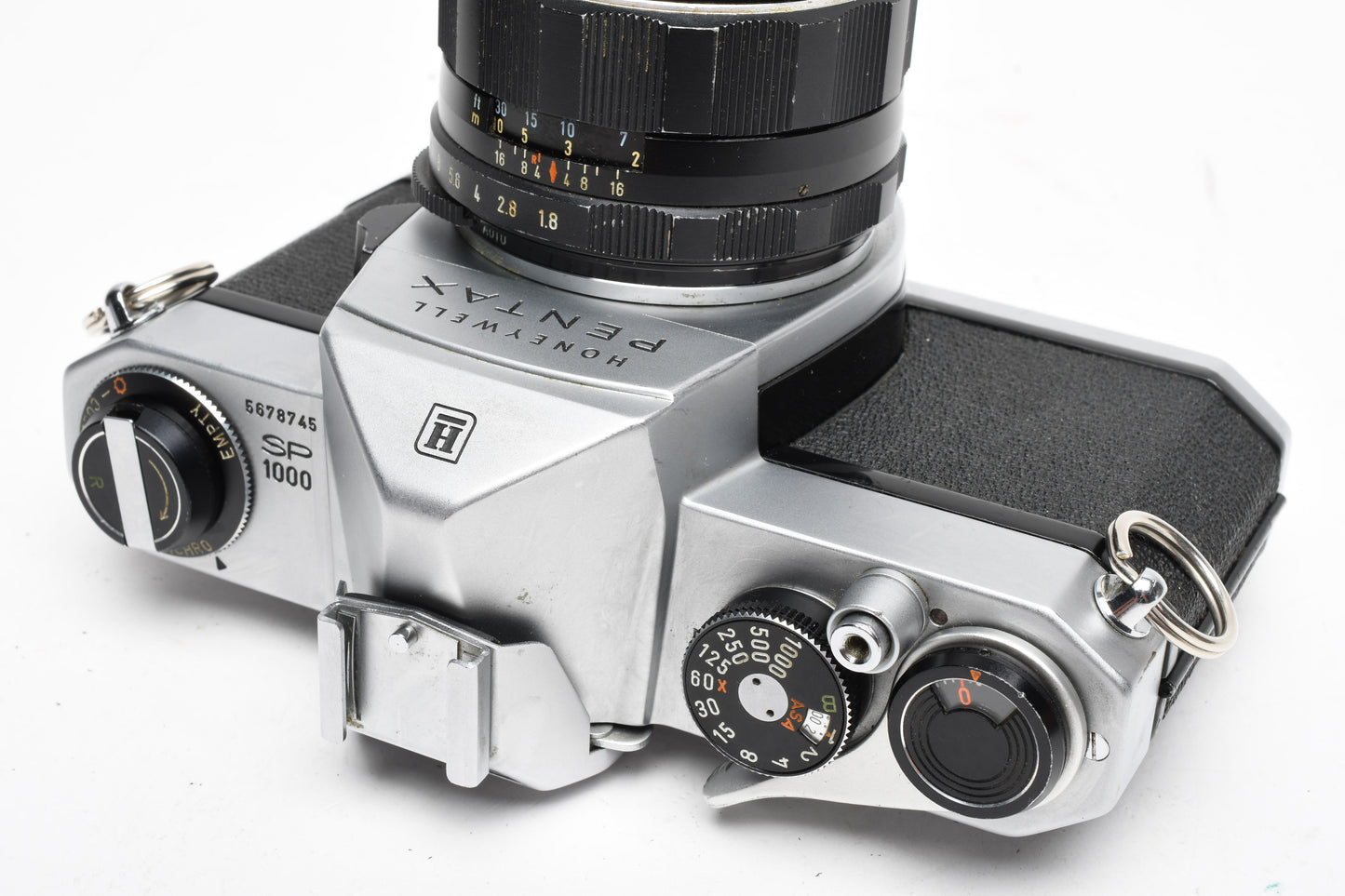 Pentax Spotmatic SP1000 35mm SLR w/55mm f1.8 SMC lens, Shoe, Nice!