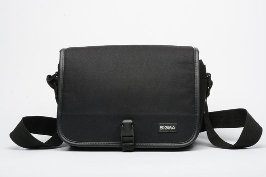 Sigma Camera case shoulder bag (Black) w/insert, ~10 x 7.5 x 6.5" tall, clean