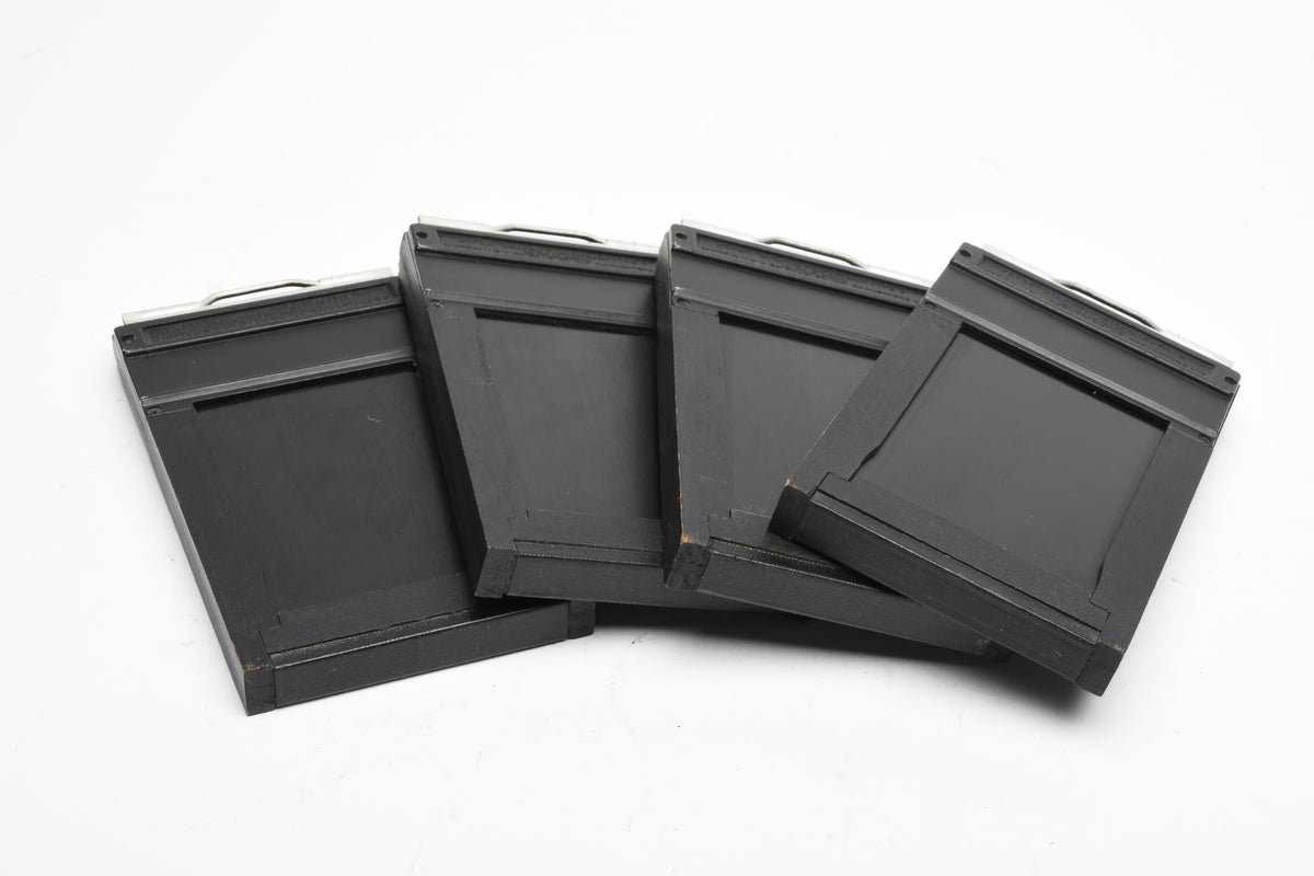 4X Graflex Graphic 2 1/4 x 3 1/4 film holder type 5, Very clean