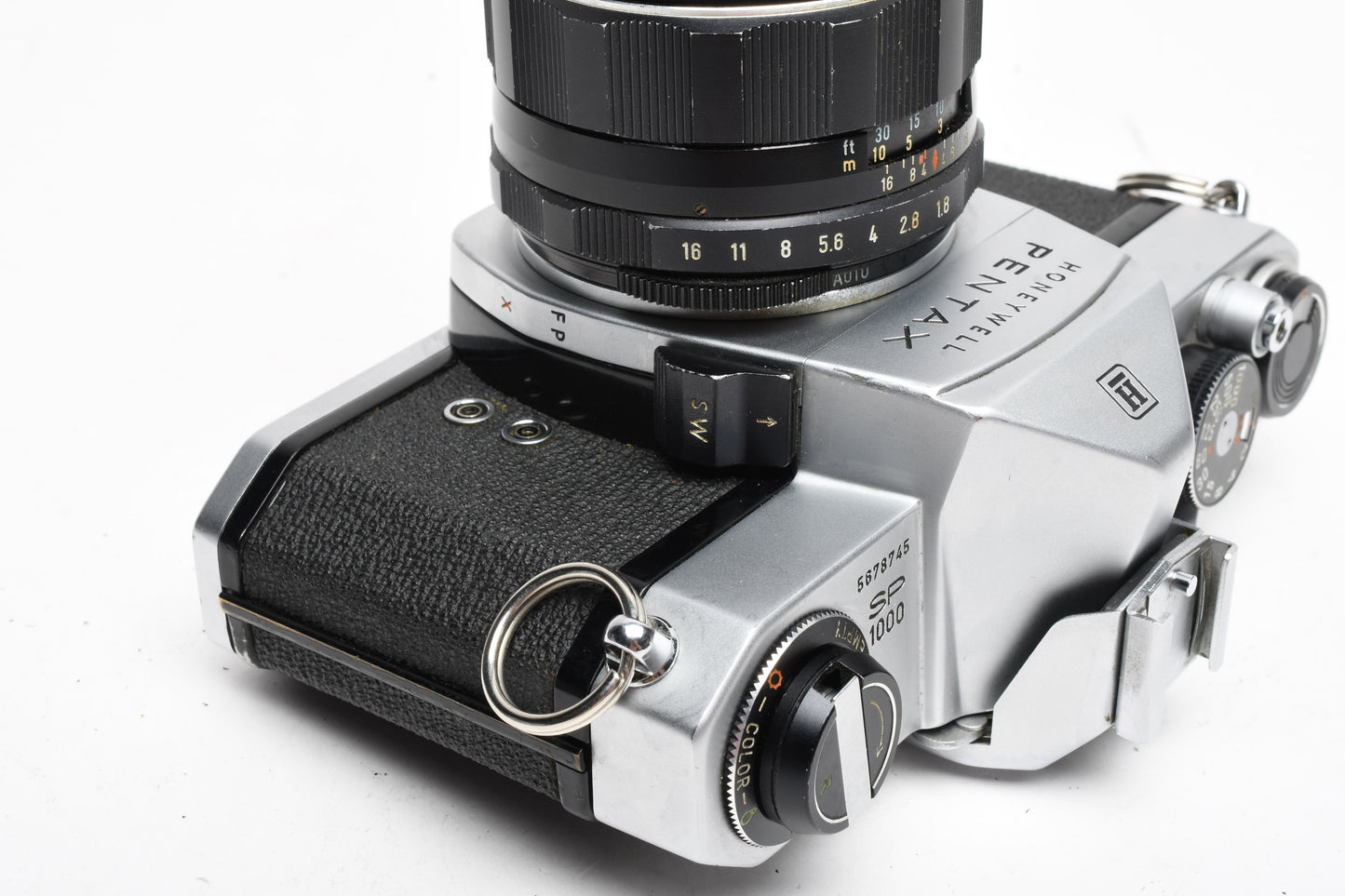 Pentax Spotmatic SP1000 35mm SLR w/55mm f1.8 SMC lens, Shoe, Nice!