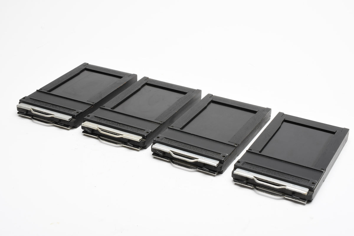 4X Graflex Graphic 2 1/4 x 3 1/4 film holder type 5, Very clean