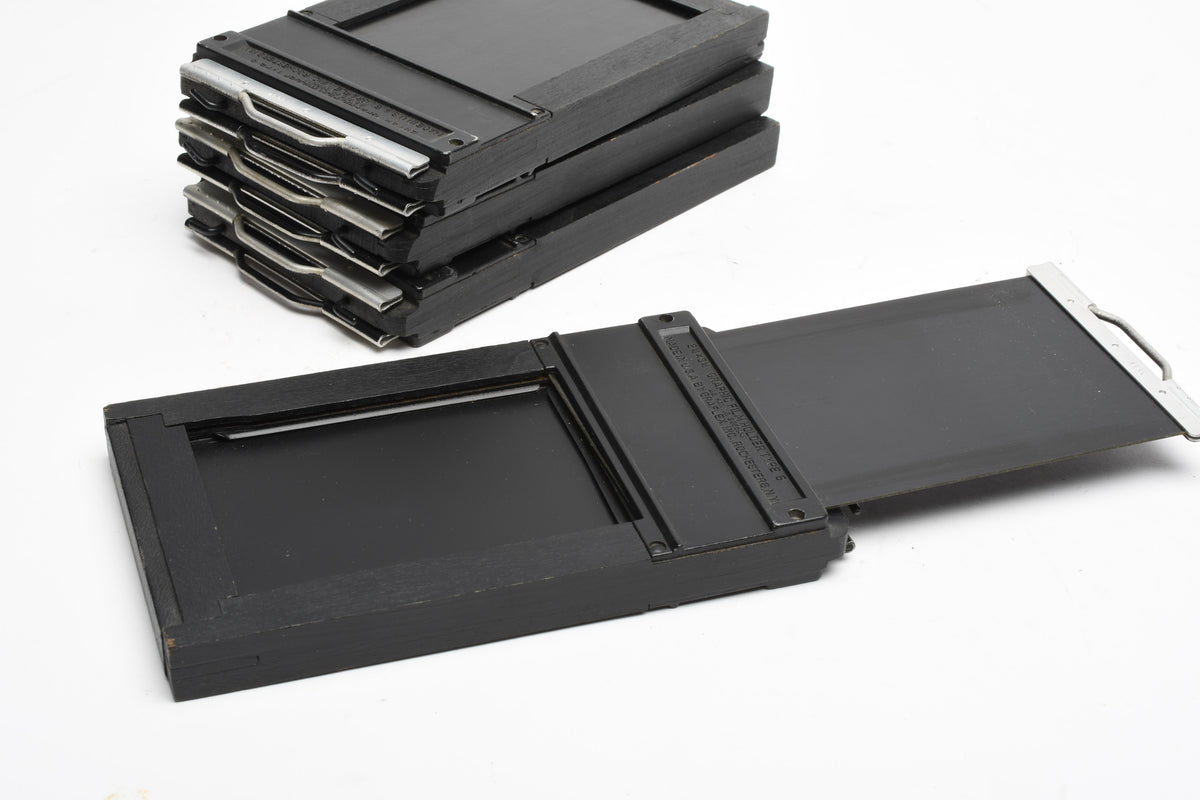 4X Graflex Graphic 2 1/4 x 3 1/4 film holder type 5, Very clean