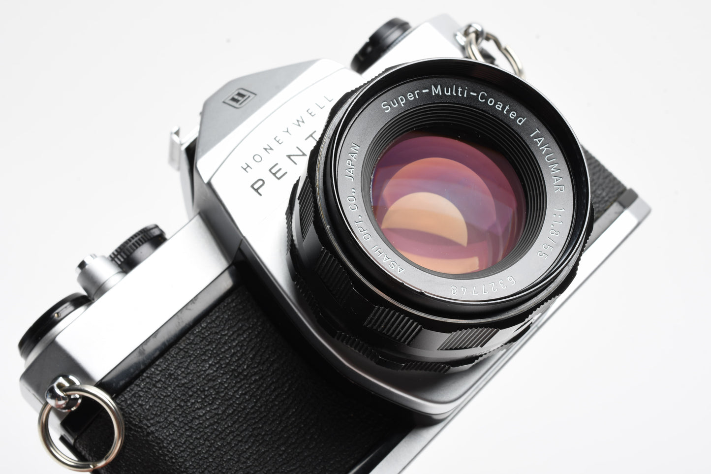 Pentax Spotmatic SP1000 35mm SLR w/55mm f1.8 SMC lens, Shoe, Nice!