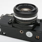 Nikon FM2 N Black 35mm SLR Body w/Nikon 50mm f1.8 Series E AI lens, new seals
