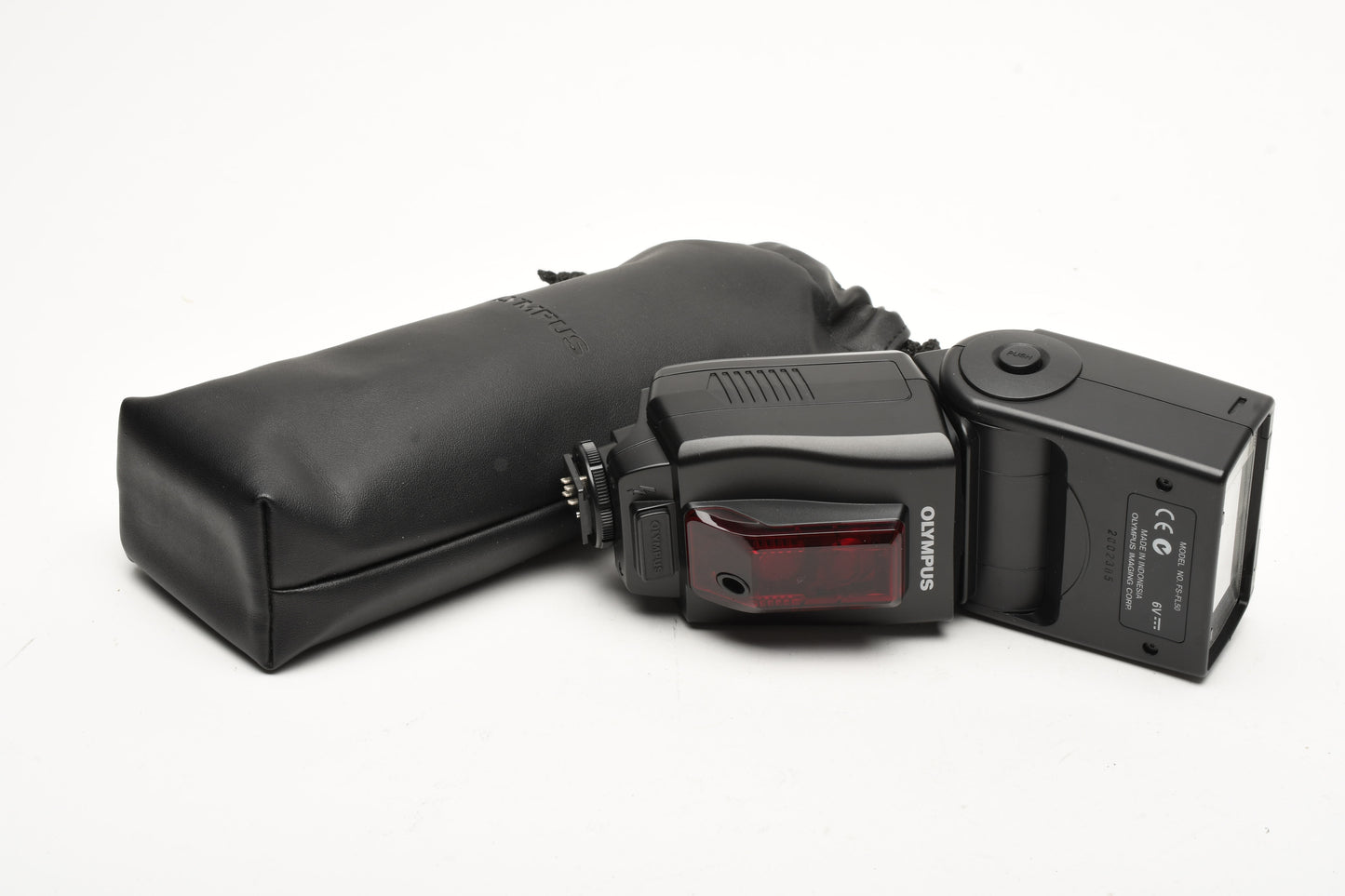 Olympus FL-50 Electronic Flash w/Pouch, Mint- Tested