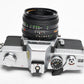 Minolta SRT-201 35mm SLR w/Rokkor-X 50mm f1.7 lens, new seals, tested