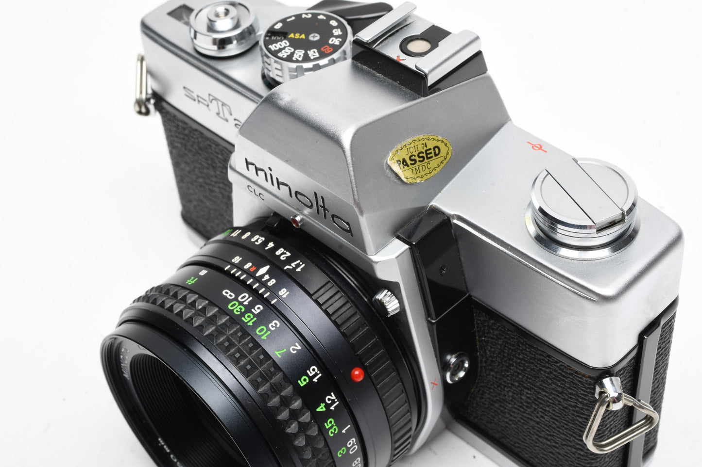 Minolta SRT-201 35mm SLR w/Rokkor-X 50mm f1.7 lens, new seals, tested