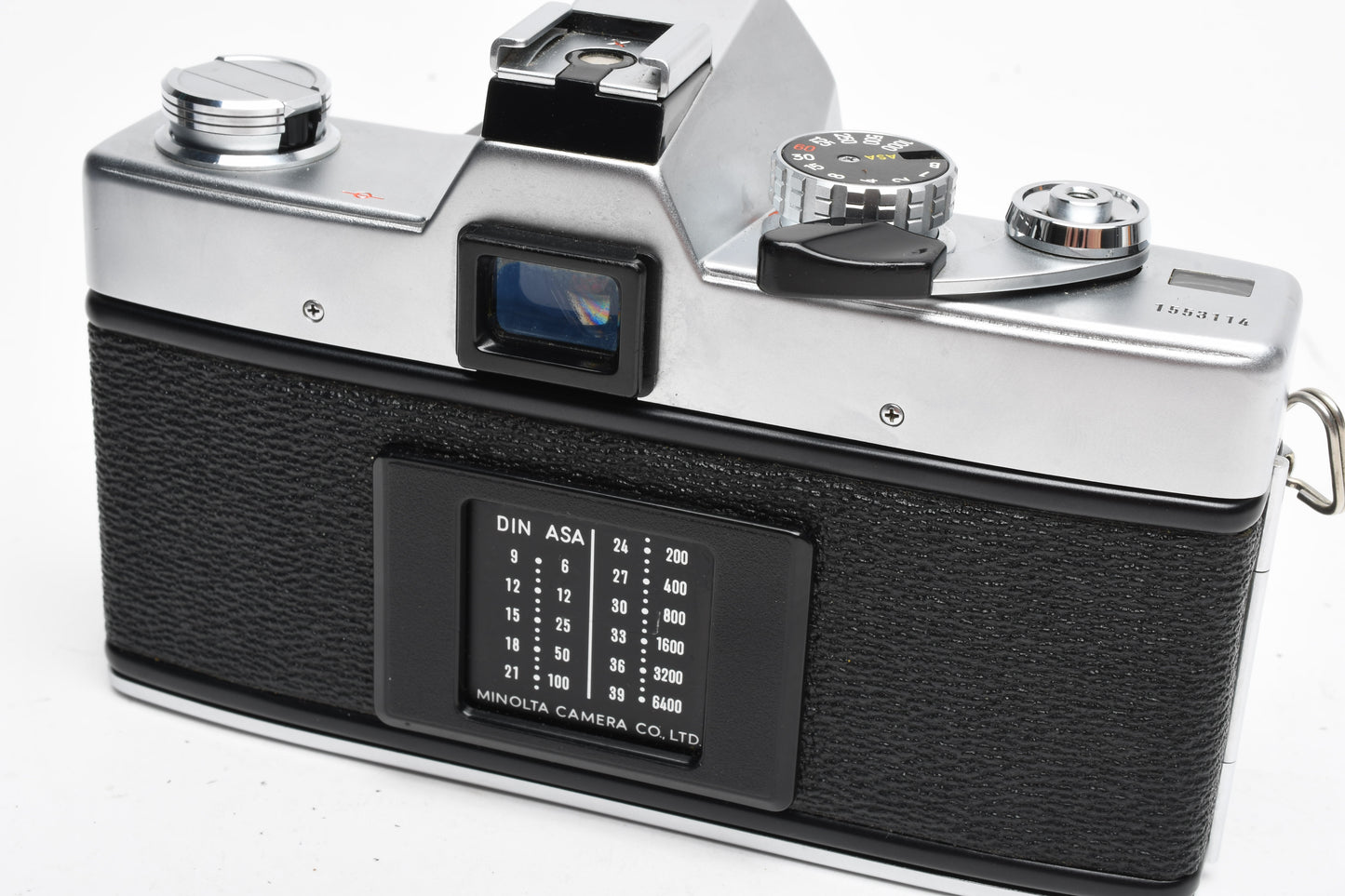 Minolta SRT-201 35mm SLR w/Rokkor-X 50mm f1.7 lens, new seals, tested